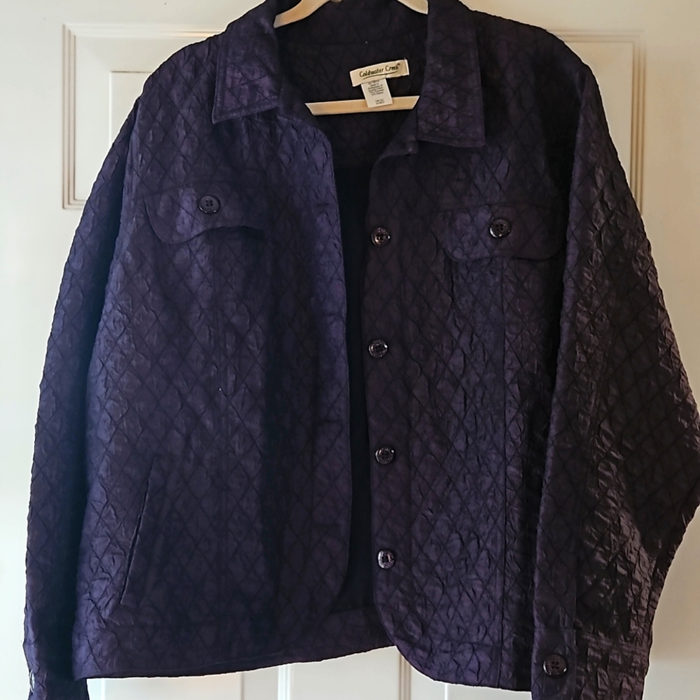 Coldwater Creek button front Light Jacket